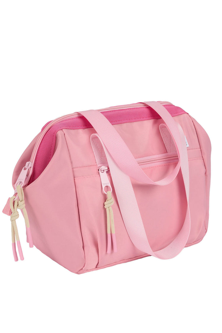LUNCH BAG WITH HANDLES PINK - SOFT COLORS