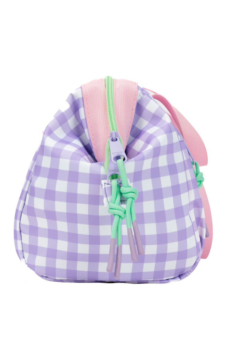 LUNCH BAG WITH HANDLES VICHY LILAC