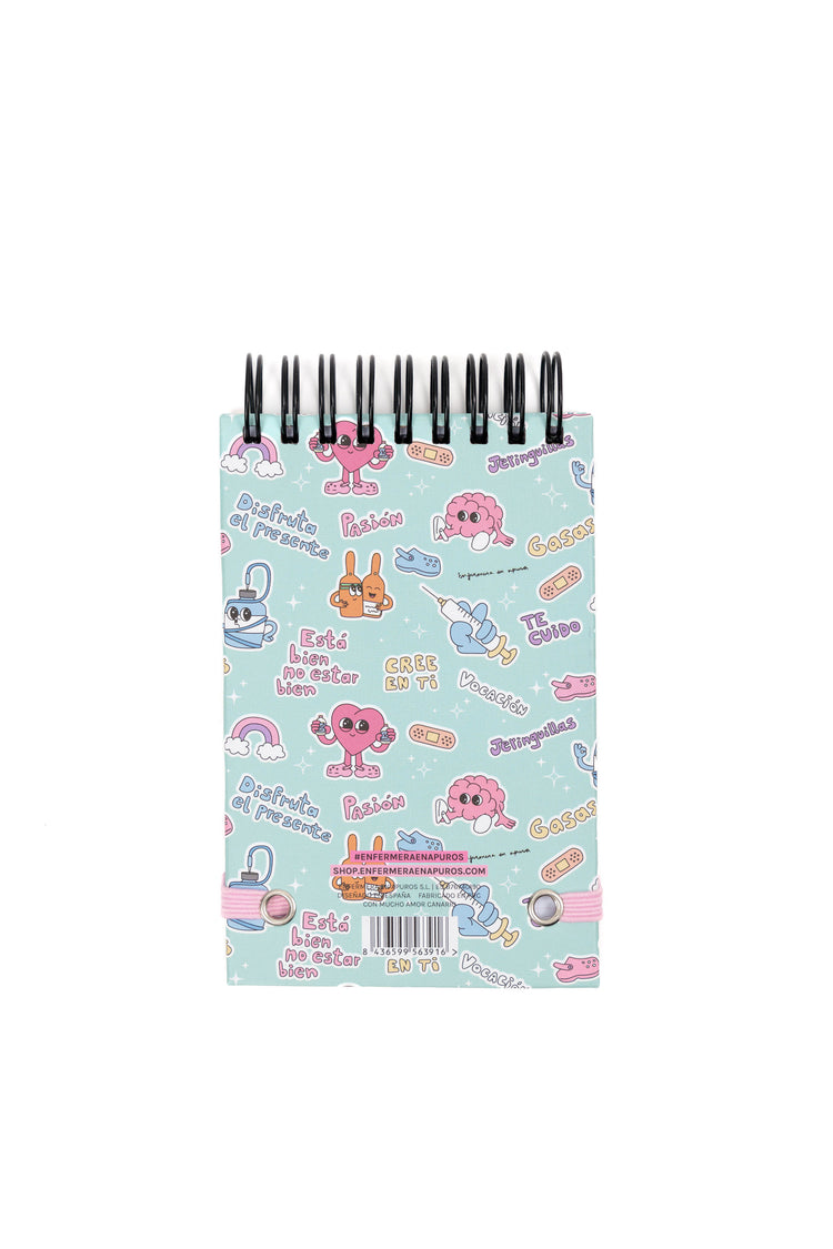MINI NOTEBOOK WITH RINGS - CALM MIND CLUB